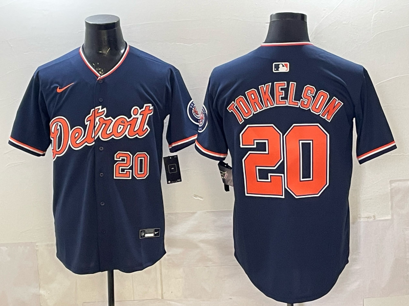Men Detroit Tigers #20 Torkelson blue Game Nike MLB Jersey 20260402002